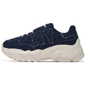 Кроссовки MLB New York Yankees Chunky Sneakers Unisex Mid-top Navy Blue, темно-синий