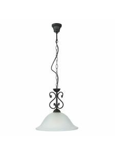 Подвесной светильник Ø 40 x (T)90 см в черно-белом цвете Licht-Erlebnisse