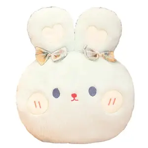 Плюшевая кукла Bear Bunny с подогревом, высота 30 см OU DI PIG, зеленый