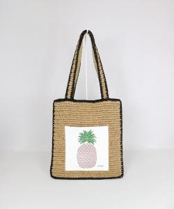 Вязаная бумажная сумка-шоппер Studio Picone, цвет Pineapple(120)