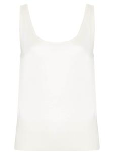 Eleventy топ в рубчик, белый