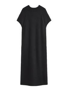 Lindex Вязаное платье 'Katja' в черном цвете