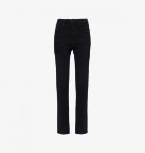 Джинсы-Карандаш прямого кроя с высокой посадкой из эластичного денима с пятью карманами Frame, цвет levitate