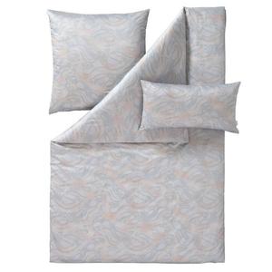 Постельное белье Estella Satin de Luxe 155х220 Ola platinum waves песочный 1069-915