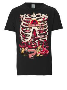 Футболка Рик и Морти - Анатомический парк в черном цвете Logoshirt