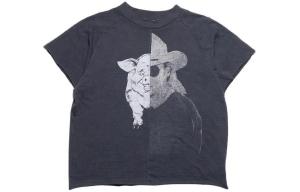 Футболка Unisex выцветший черный ENFANTS RICHES DEPRIMES, черный