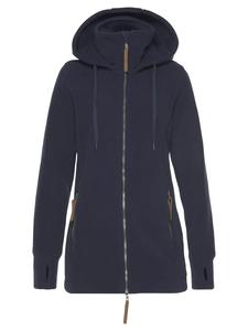 Флисовая куртка темно-синего цвета Polarino