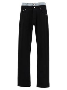 Джинсы с двойной талией VTMNTS, черный