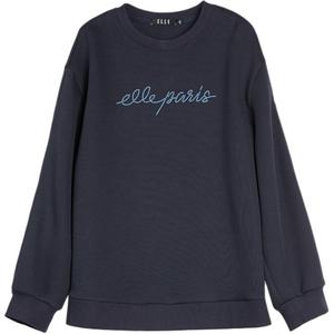 ELLE Свитшот Women's Navy Blue Crew Neck Moderate Regular