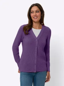 Классический кардиган Basics Classic Basics, фиолетовый