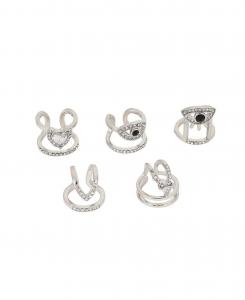 Женские серьги-подвески The Wilderness, изумрудно-зеленый цвет SOHI, Silver