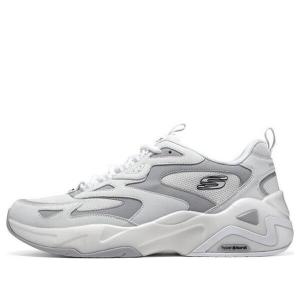 Кроссовки d'lites hyper burst 'grey white' Skechers, белый
