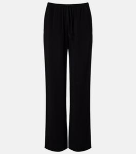 Прямые брюки Aurelia с высокой талией Asceno, черный