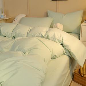 AVIVI Комплект постельного белья 1,8 м, 4 предмета, зеленый