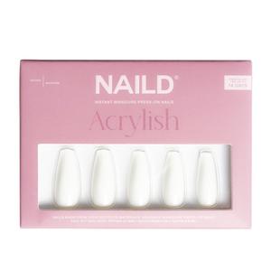 Искусственные ногти white acrylish extra long Naild, количество 1 шт.