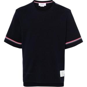 Футболка RWB Stripe Crewneck THOM BROWNE, синий