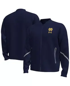 Мужская синяя бомбер Notre Dame Fighting Irish Unstoppable на молнии Under Armour