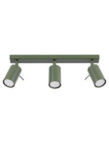 Nice Lamps Потолочный светильник ETNA 3L оливково-зеленого цвета, высота 17 см