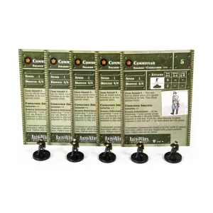 Комиссар (Набор № 1) (U) x5, Axis & Allies - Collectible Miniatures Game - Base Set Singles