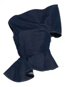 Асимметричный топ с оборками Marques'Almeida, синий