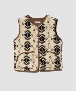 Жилет COLORK с принтом в виде банданы и боа (женский) Gsc Womens Select, цвет Natural