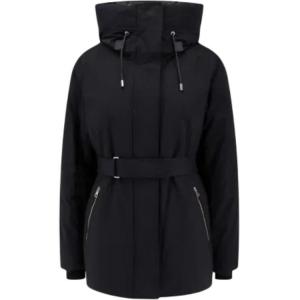 Пуховик женский с капюшоном Moderate Parka MACKAGE, черный