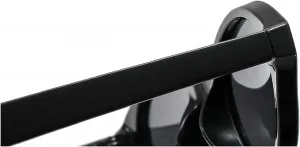 Солнцезащитные очки, маленькие круглые, для женщин и мужчин, в стиле ретро-панк, модные, с защитой от УФ-излучения UV400, артикул 13155 Melrose, Black Yellow