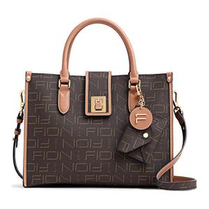 FION Мягкая женская сумка через плечо, Coffee/Camel