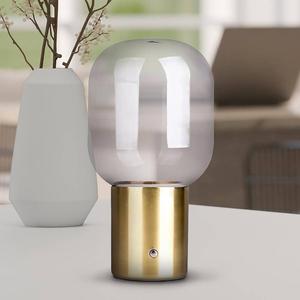 Настольная лампа Näve Albero, алюминий / цветное стекло - 1 лампа - латунь