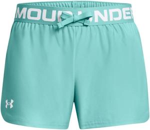 Шорты Under Armour Girls Play Up Solid Shorts, (482) Radial Turquoise/White