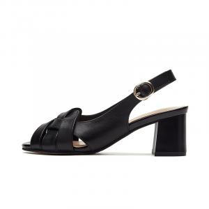 Женские туфли на высоком каблуке Rich birds, Black