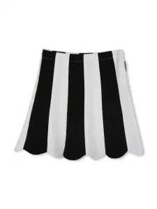 Юбка в полоску Marc Jacobs Kids, черный