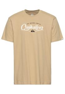 Классическая футболка QUIKSILVER Shirt, бежевый