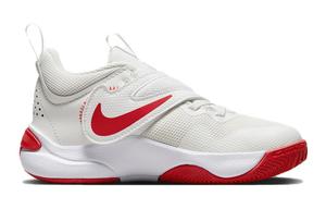 Футболка Nike Team Hustle D11 Summit белая с красной отделкой