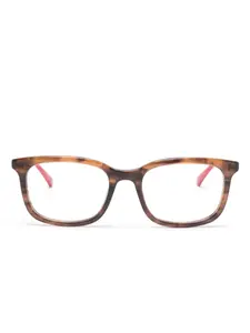 Очки в квадратной оправе Gucci Eyewear, коричневый
