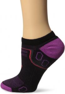 Носки унисекс New Balance, 1 упаковка, техническая элита, мериносовая шерсть Nbx, непромокаемые, Black/Purple