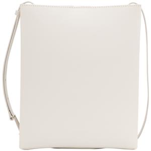 Простая белая летняя коллекция CALVIN KLEIN, квадратная сумка из коровьей кожи, бумажный шоппер, женская сумка через плечо Ivory