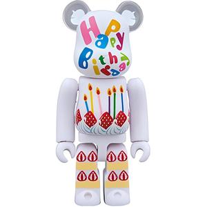 HAPPY BIRTHDAY Happy Birthday Hang Tag Box 100% BE@RBRICK