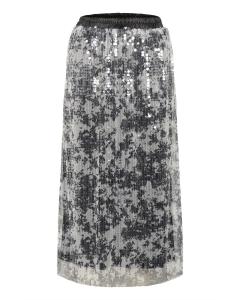 CULTURE Юбка в серебристом цвете