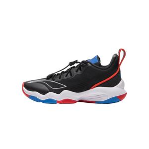 Баскетбольные низкие детские баскетбольные кроссовки LINING YOUNG, черный/белый