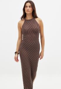 Платье NA-KD Jumper dress, Brown