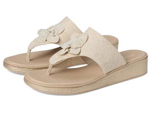 Сандалии LifeStride Bloom Thongs, цвет Natural Stretch Linen Fabric