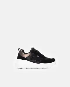 Детские спортивные кроссовки со шнурками Xti, черный