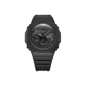 CASIO Часы Men Liquid Crystal/Analog Dual Display Series Black Watch GA-B2100-1A1PR, Black Dial