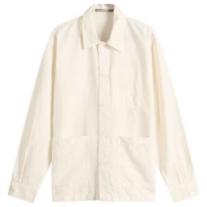 Верхняя рубашка Julian из хлопка и льна Norse Projects, белый