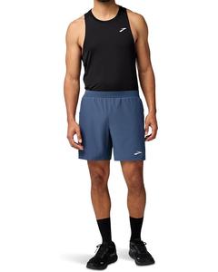 Шорты Brooks Journey 7" 2-in-1 Shorts, цвет Blue Slate