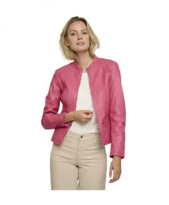 Кожаная куртка Rino&Pelle, розовый