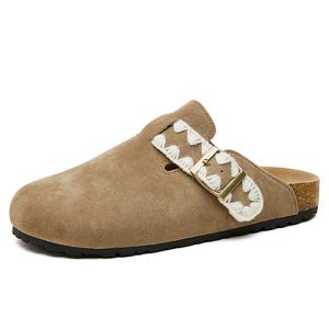 JINDUN Женские противоскользящие устойчивые к истиранию и запаху закрытые тапочки абрикос, цвет Apricot[Refined Upgraded-Double Elasticity and Enhanced Abrasion-Resistant]