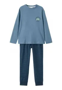 Детская пижамная кофточка Mango Kids, Nachtblauw