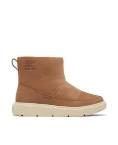 Женские водонепроницаемые плоские ботинки без шнурков Sorel, коричневый